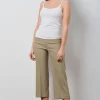 Pants*AVENUE MONTAIGNE Alex Linen Khaki