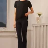 Pants*AVENUE MONTAIGNE Bellini Crepe Navy