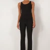 Pants*AVENUE MONTAIGNE Bellini Double Crepe Black
