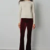 Pants*AVENUE MONTAIGNE Bellini Velvet Wine
