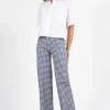 Pants*Avenue Montaigne Flavia Check Sailor
