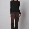 Pants*AVENUE MONTAIGNE Flavia Corduroy Moss