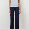 Pants*AVENUE MONTAIGNE Flavia Linen Navy