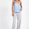 Pants*AVENUE MONTAIGNE Flavia Linen Stripes Coastal