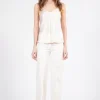 Pants*AVENUE MONTAIGNE Flavia White Denim
