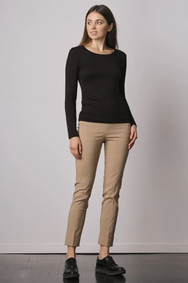 Pants*Avenue Montaigne Franco Signature Camel