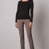 Pants*AVENUE MONTAIGNE Franco Signature Taupe