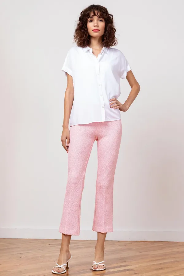 Pants*AVENUE MONTAIGNE Leo Boucle Powder