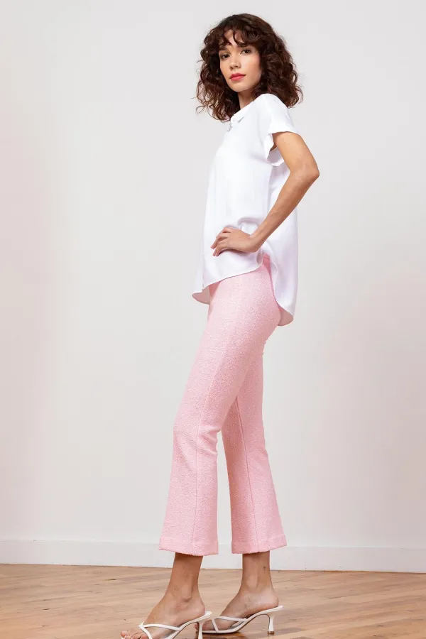 Pants*AVENUE MONTAIGNE Leo Boucle Powder