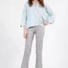 Pants*AVENUE MONTAIGNE Leo Madras Blue