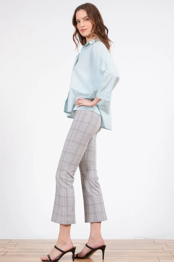 Pants*AVENUE MONTAIGNE Leo Madras Blue
