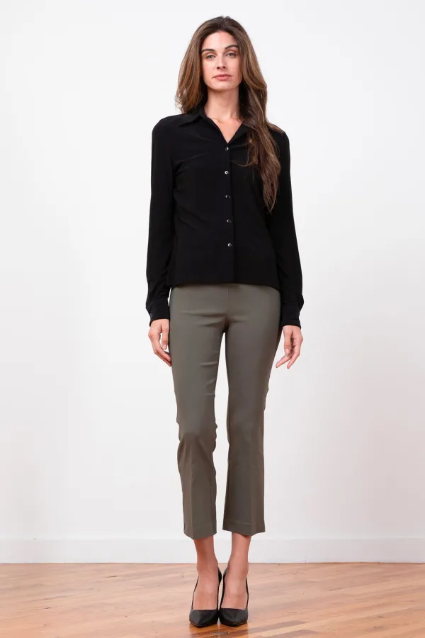 Pants*AVENUE MONTAIGNE Leo Signature Olive Green