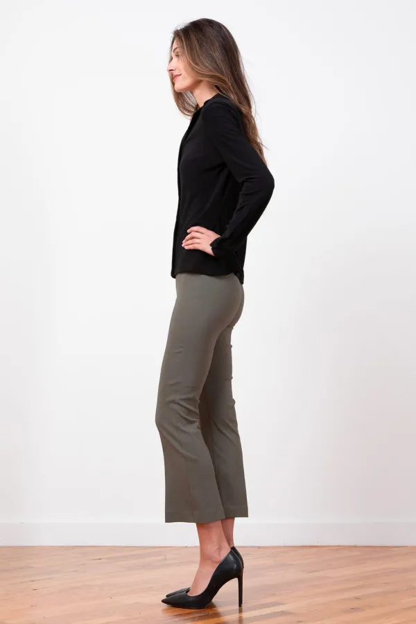Pants*AVENUE MONTAIGNE Leo Signature Olive Green