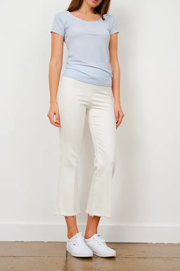 Pants*AVENUE MONTAIGNE Leo White Denim