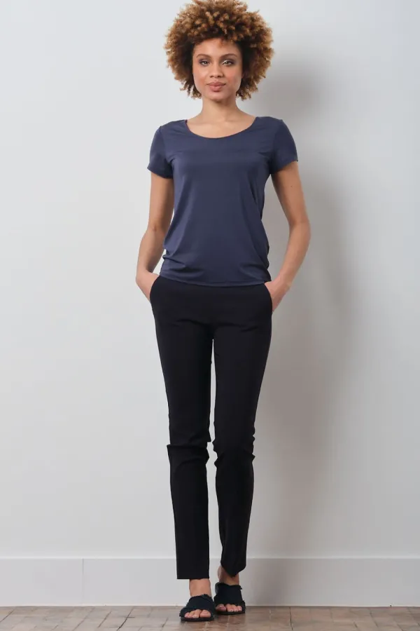 Pants*AVENUE MONTAIGNE Louis Signature Navy