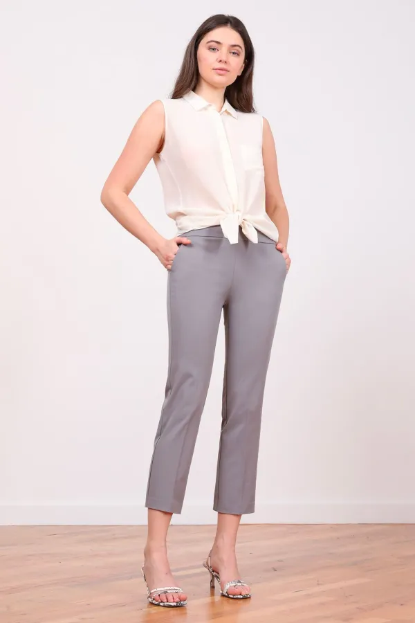 Pants*AVENUE MONTAIGNE Lulu Cotton Light Grey