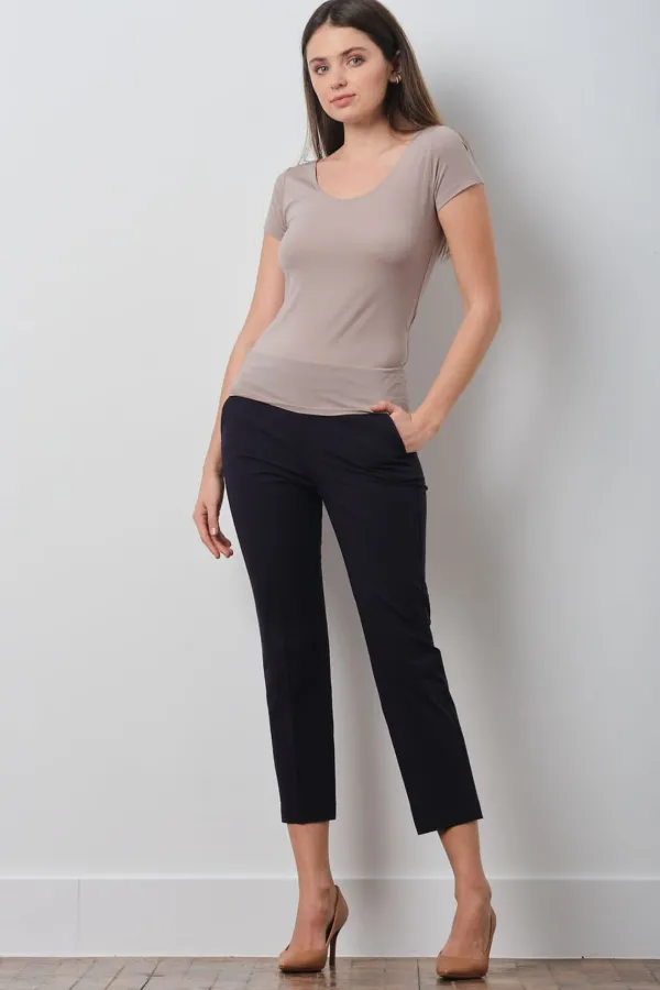 Pants*AVENUE MONTAIGNE Lulu Cotton Navy