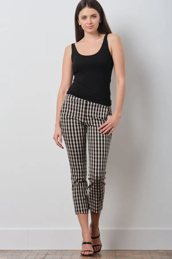Pants*AVENUE MONTAIGNE Lulu Gingham