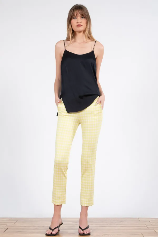 Pants*AVENUE MONTAIGNE Lulu Grid Check