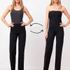 Pants*AVENUE MONTAIGNE Oh La La Freedom Black
