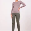 Pants*AVENUE MONTAIGNE Pars Signature Olive Green