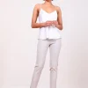 Pants*AVENUE MONTAIGNE Pars Signature Silver